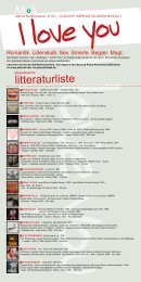 I love you - litteraturliste til udstilling på ARoS - Aarhus Kommunes ...