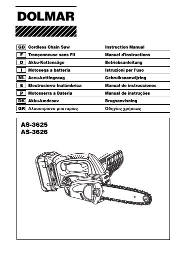 AS-3625 AS-3626 - Dolmar