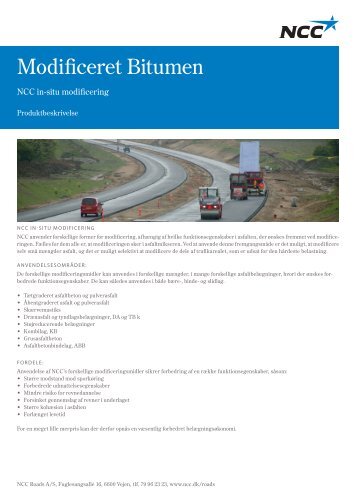 Modificeret Bitumen - NCC