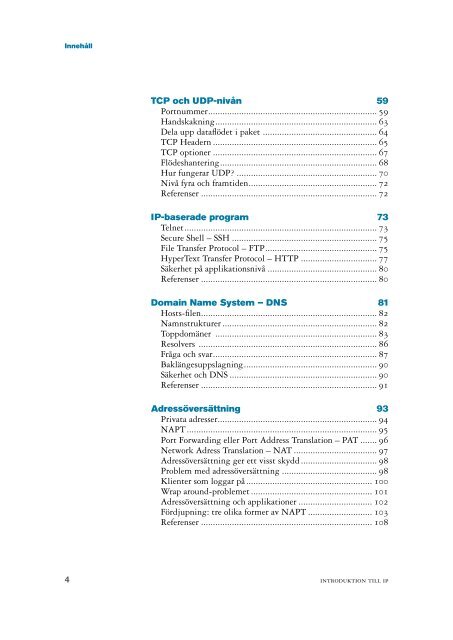 Introduktion till IP – Internet Protocol - SE