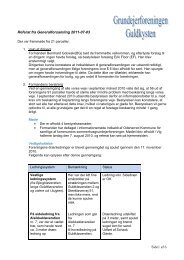 Referat - Velkommen til Grundejerforeningen Guldkysten