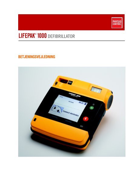 LIFEPAK 1000 DEFIBRILLATOR - Physio-Control