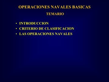 Operaciones Navales Básicas