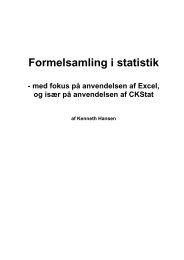 Formelsamling i statistik