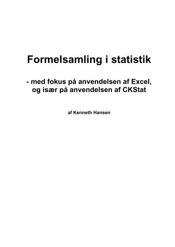 Formelsamling i statistik