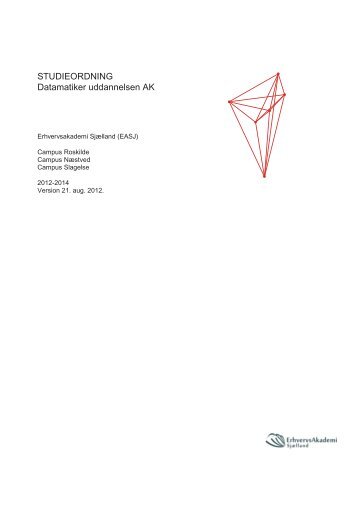 STUDIEORDNING Datamatiker uddannelsen AK