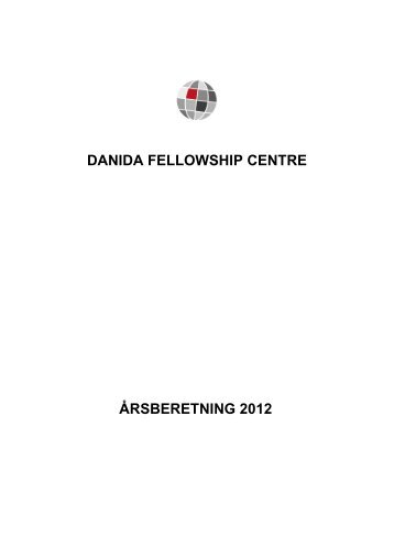 DANIDA FELLOWSHIP CENTRE ÅRSBERETNING 2012