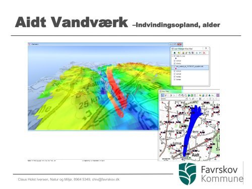 3D-visualisering af indvindings- og grundvandsdannende oplande i ...