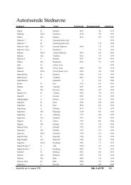 Autoriserede Stednavne - Genealogy