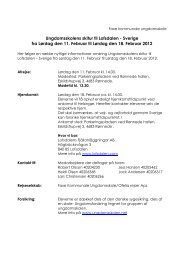 Informationer for skiskolen i uge 7 2012 - Faxe Kommunale ...