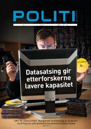 Datasatsing gir etterforskerne lavere kapasitet - Politiets ...