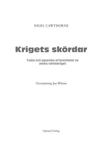 Krigets skördar - Pagina