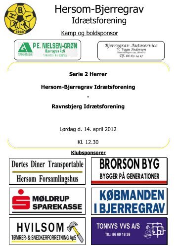 H-B-I - Ravnsbjerg IF S.2 14-4-2012 - Hersom-Bjerregrav ...
