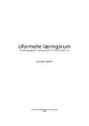 Uformelle læringsrum - Carsten Jessen Forskning