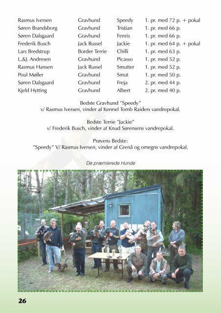 Årsberetning 2010 - Djurslands Jagthundeklub