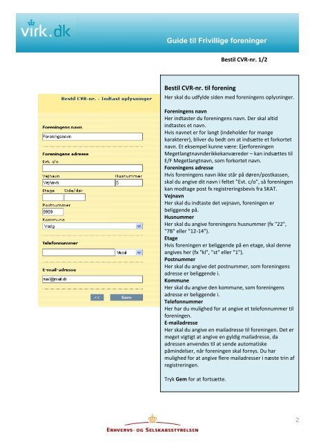 Guide til frivillige foreninger