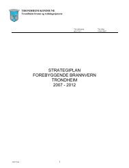 strategiplan forebyggende brannvern trondheim 2007 ... - TBRT.no