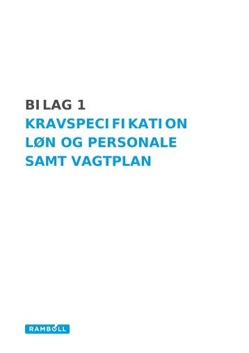 Bilag 01_Kravspecifikation - B (løn). - Fredericia Kommune