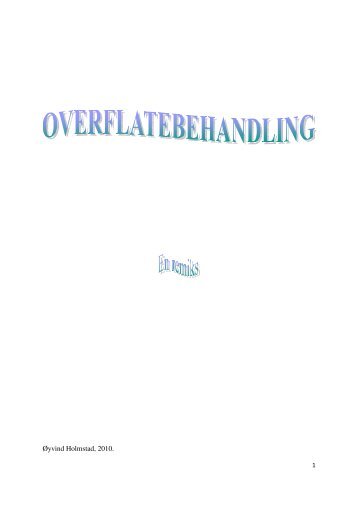 Overflatebehandling. - GAIA agenda