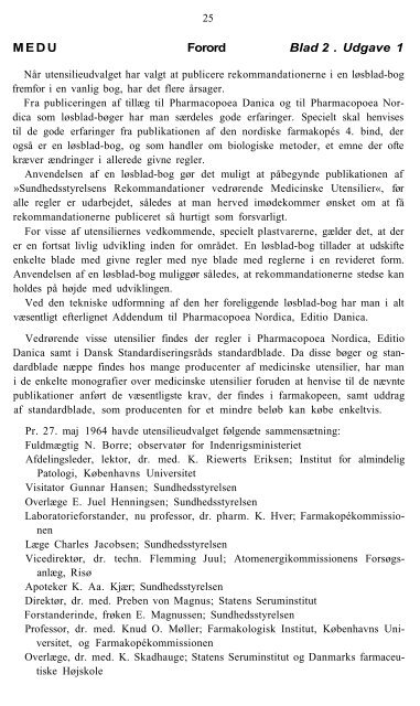 MEDICINSKE UTENSILIER