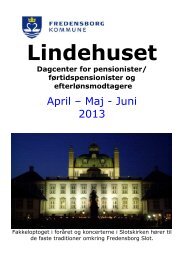 Lindehuset aktiviteter - april, maj, juni - Oplevelser