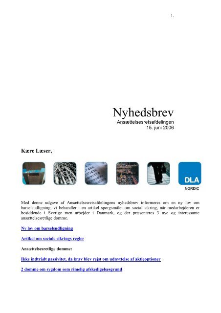 Nyhedsbrev - Horten