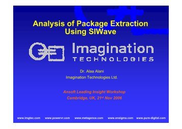 Analysis of Package Extraction Using SIWave