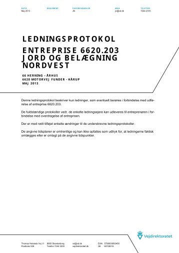 Ledningsprotokol - 6620.203.pdf - Vejdirektoratet