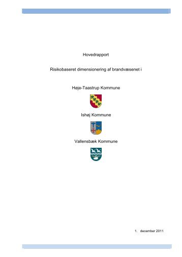 Risikobaseret dimensionering af ... - Ishøj Kommune