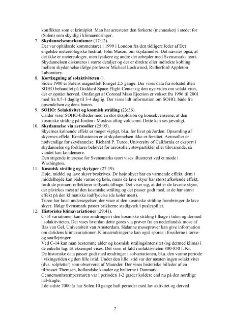 Resumé af Kampen om klimaet