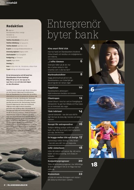 Nummer 1 2012 - Ålandsbanken