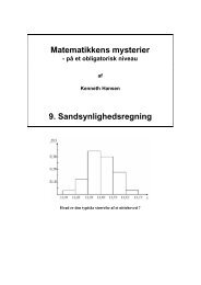 9. Sandsynlighedsregning - KennethHansen.net