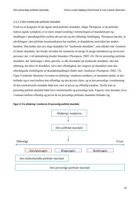 DEN PERSONLIGE POLITISKE SKANDALE - Kommunikationsforum