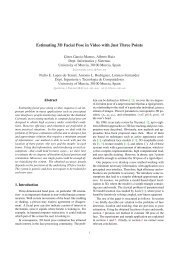 Estimating 3D Facial Pose in Video with Just Three Points