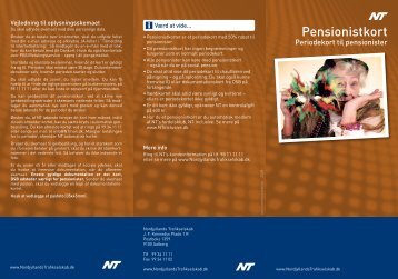 Pensionistkort - Nordjyllands Trafikselskab