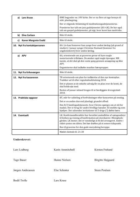 Referat den 11. januar 2011