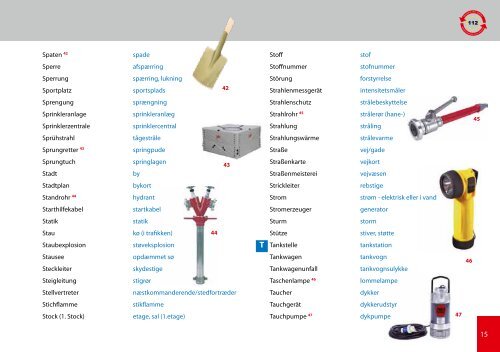 Praxiswörterbuch Feuerwehr Praktisk ordbog for Brandvæsenet