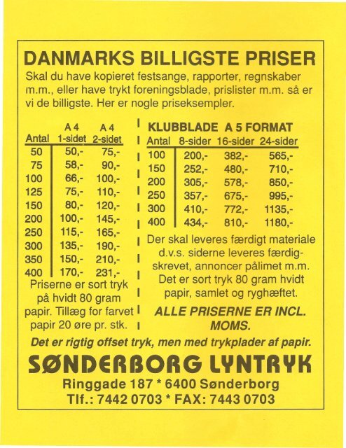 JUBILÆUMSHÆFTE 13. NOVEMBER 1994 - nb-arkivportal