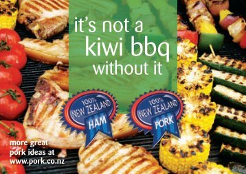 kiwi bbq - NZ Pork