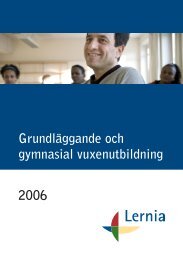 Grundläggande gymnasial vuxenutbildning, katalog - Lernia