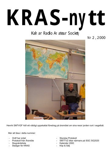 KRAS-nytt - Kalmar radioamatörsällskap