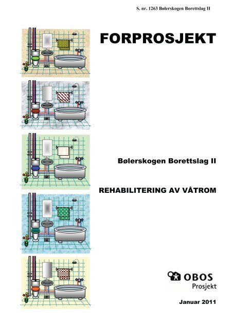 bølerskogen borettslag ii forprosjekt for rehabilitering av våtrom