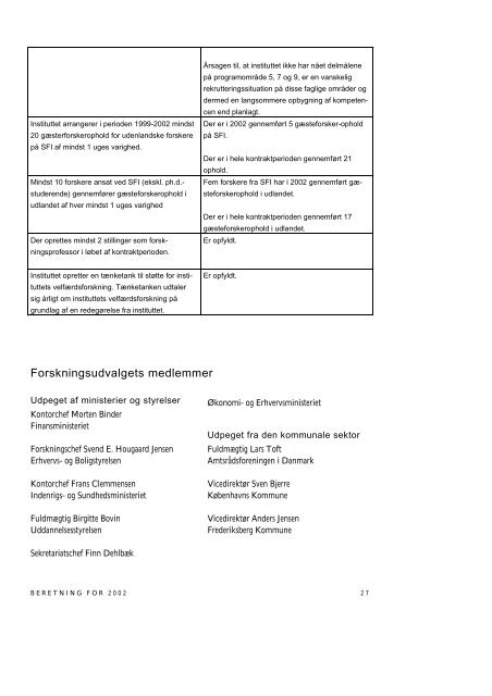 Hent Årsberetning 2002 som pdf. - SFI