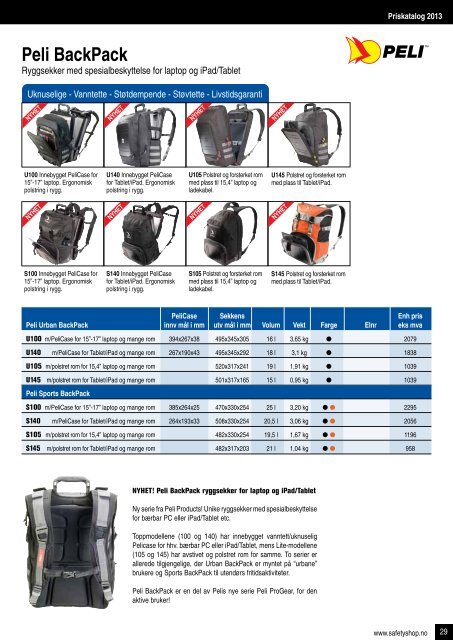 Priskatalog 2013 - Buskerud Brannservice