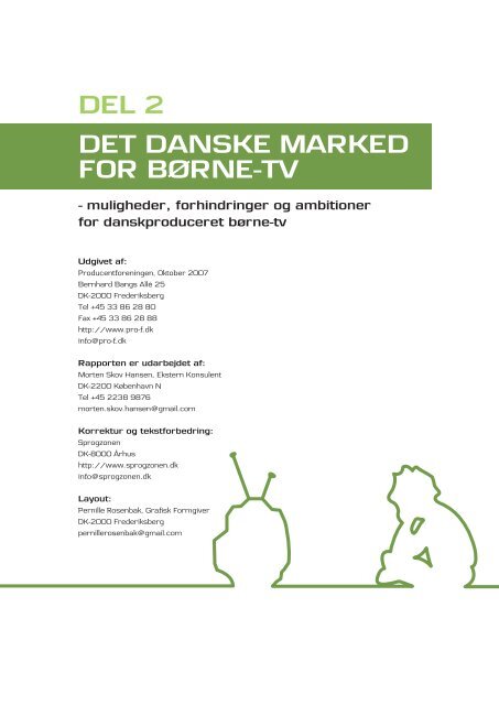 Det Danske markeD for børne-tv DeL 2 - Kommunikationsforum