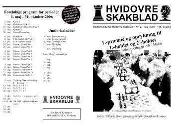 1 - Hvidovre Skakklub