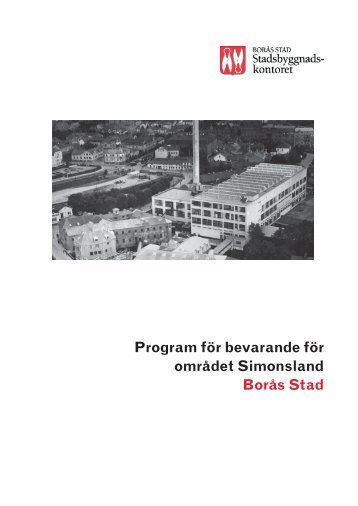 Bevarandeprogram - Borås