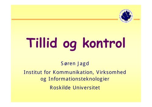 Søren Jagds præsentation