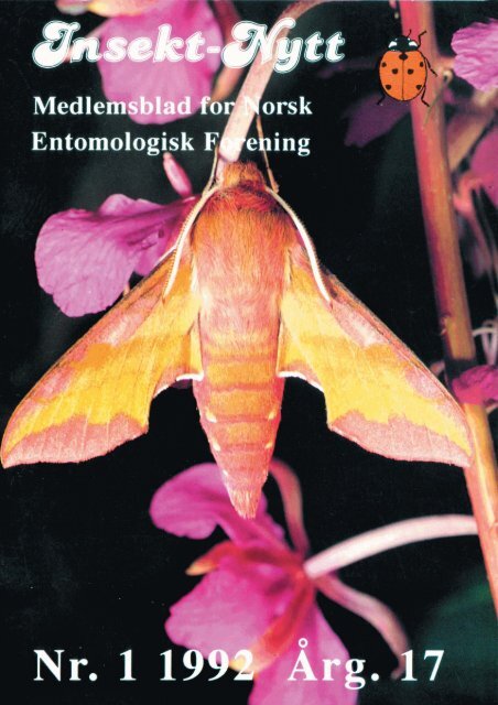 Insekt-Nytt - Norsk entomologisk forening