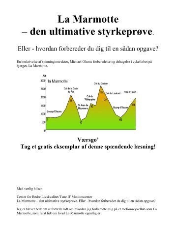 La Marmotte – den ultimative styrkeprøve.